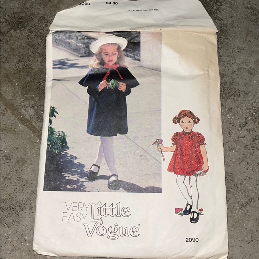 Little Vogue Girls sewing pattern